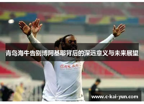 青岛海牛告别博阿基耶背后的深远意义与未来展望 青岛海牛告别博阿基耶背后的深远意义与未来展望
